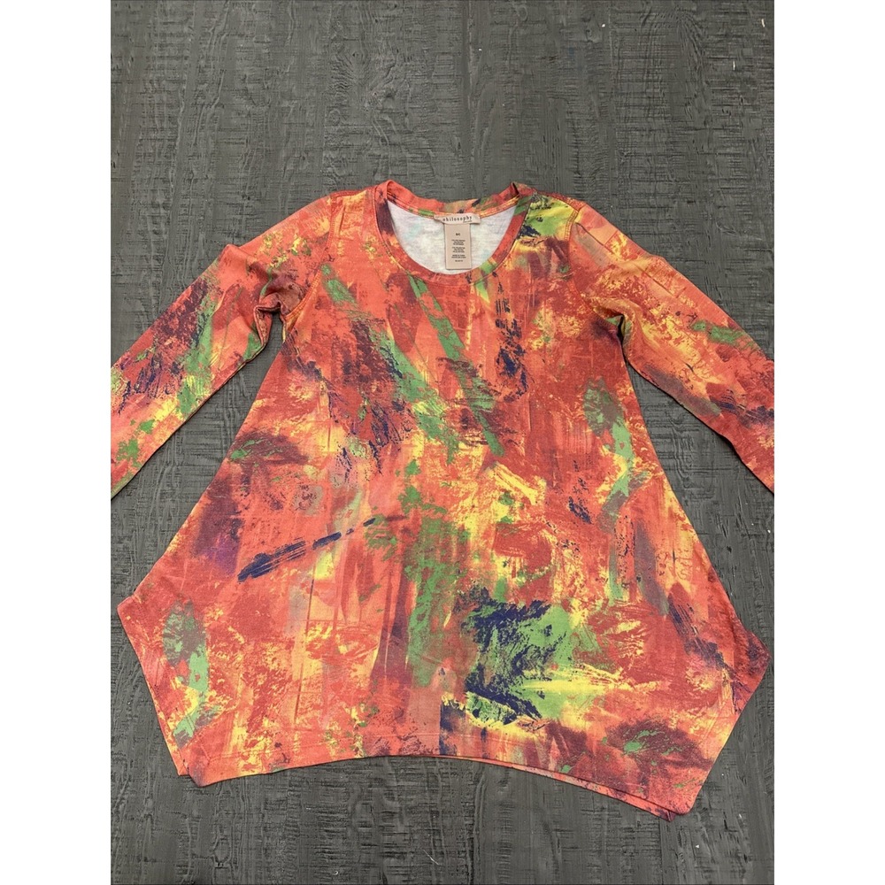 Philosophy Blouse Women's (Sharkbite Hem) Long Sleeve Women's MSRP$68 Small